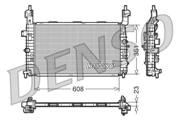 Denso Radiator DRM20092 - image 2