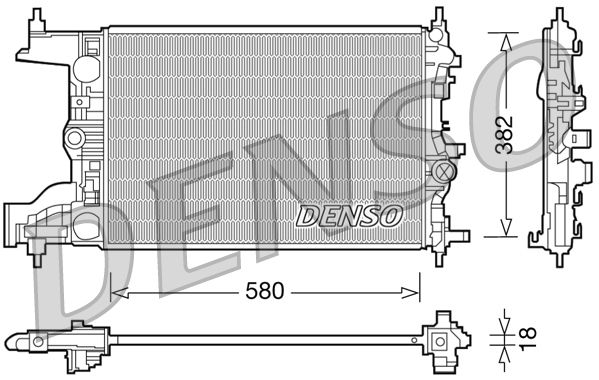 Denso Radiator DRM20094 - image 2