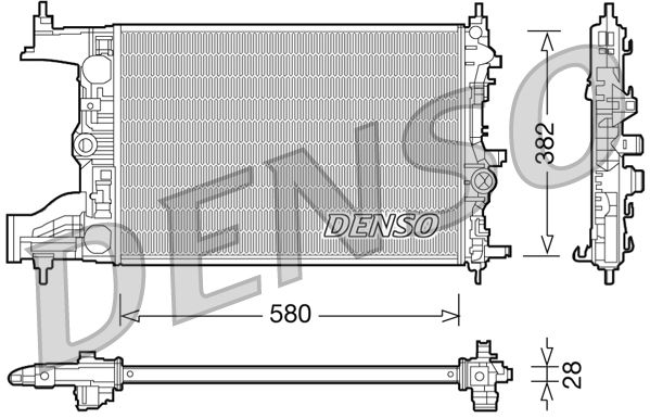 Denso Radiator DRM20096 - image 2