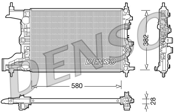 Denso Radiator DRM20098 - image 2
