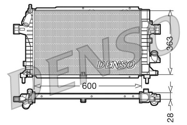 Denso Radiator DRM20100 - image 2