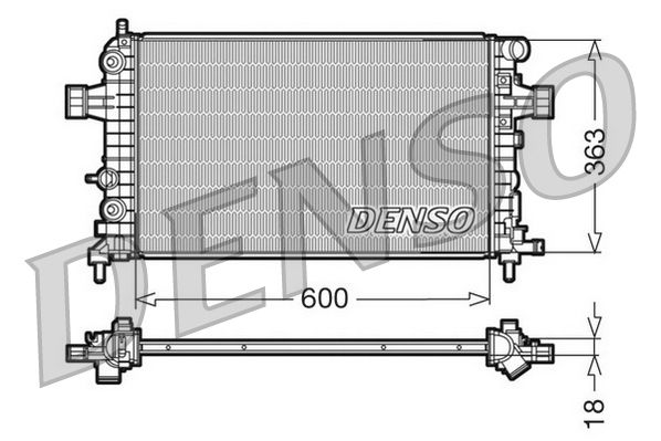 Denso Radiator DRM20101 - image 2