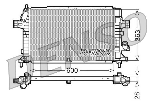 Denso Radiator DRM20102 - image 2
