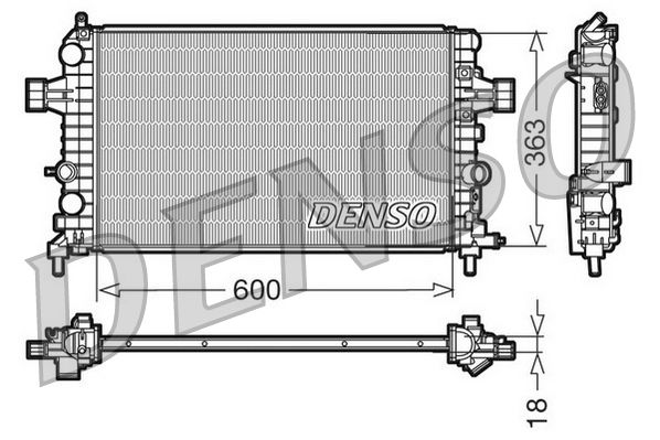 Denso Radiator DRM20103 - image 2