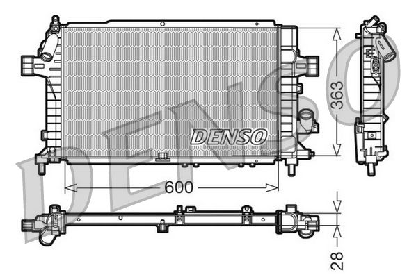Denso Radiator DRM20104 - image 2
