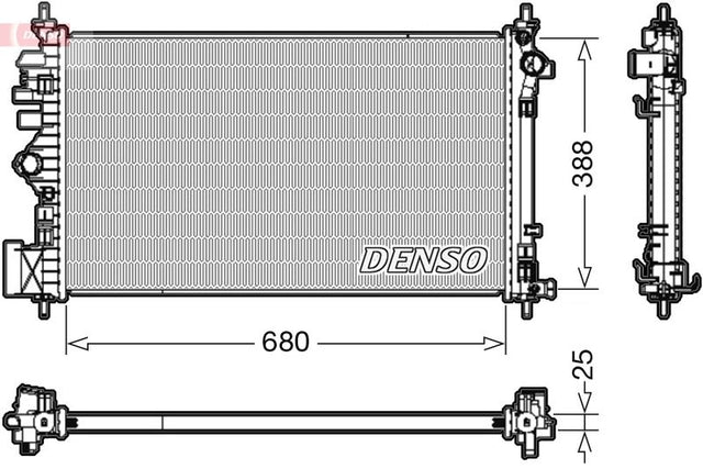 Denso Radiator DRM20107 - image 2