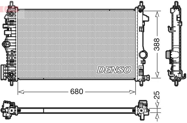 Denso Radiator DRM20108 - image 2