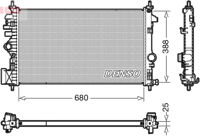 Denso Radiator DRM20109 - image 2