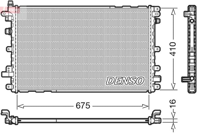 Denso Radiator DRM20113 - image 2