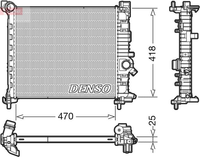 Denso Radiator DRM20114 - image 2