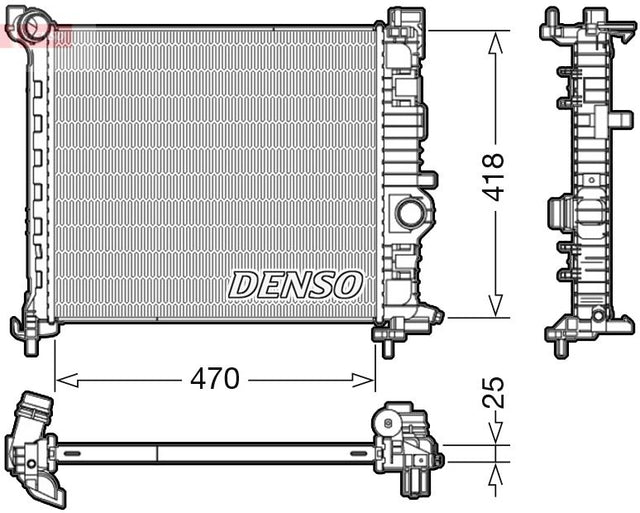 Denso Radiator DRM20115 - image 2