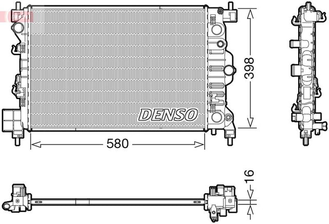 Denso Radiator DRM20117 - image 2