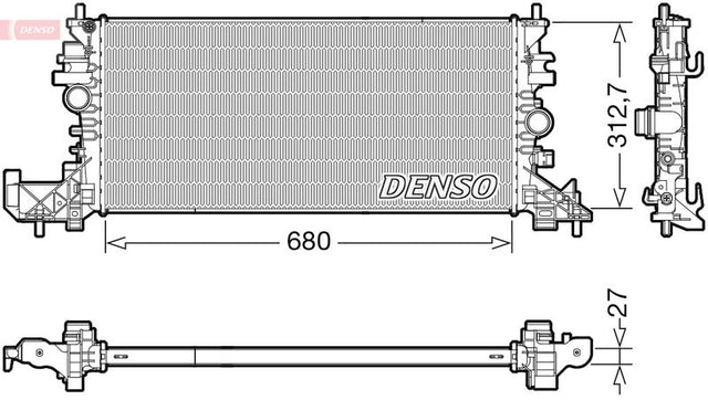 Denso Radiator DRM20118 - image 2