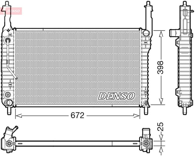 Denso Radiator DRM20123 - image 2