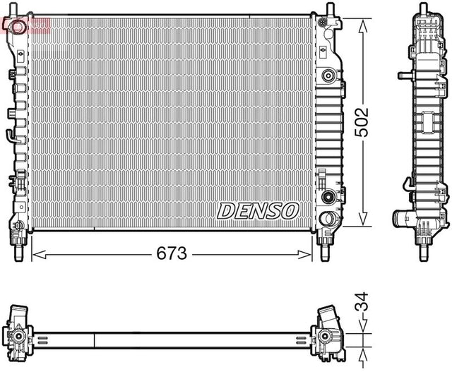 Denso Radiator DRM20124 - image 2