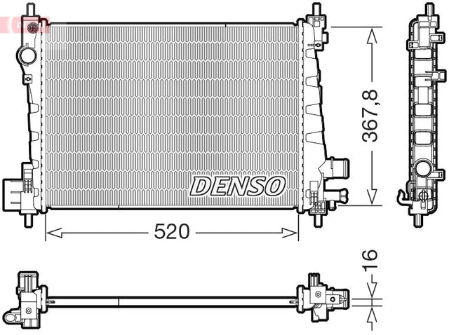 Denso Radiator DRM20127 - image 2