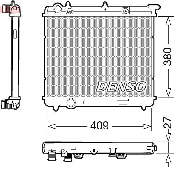 Denso Radiator DRM21024 - image 2