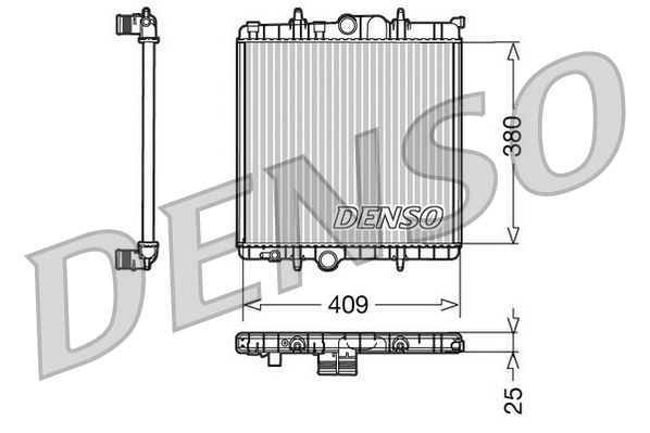 Denso Radiator DRM21025 - image 2