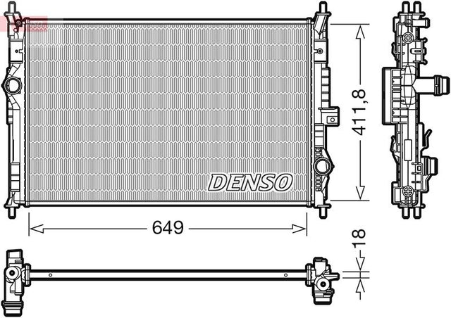 Denso Radiator DRM21103 - image 2