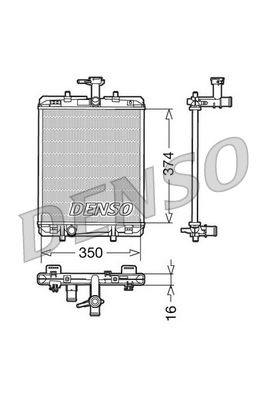 Denso Radiator DRM21602 - image 2