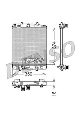 Denso Radiator DRM21603 - image 2
