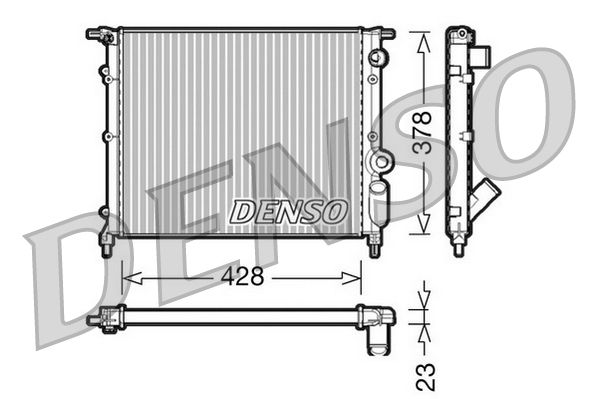 Denso Radiator DRM23004 - image 2