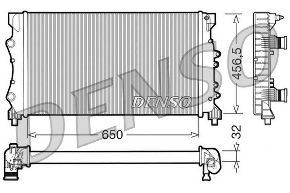 Denso Radiator DRM23024 - image 2