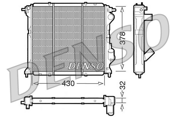 Denso Radiator DRM23027 - image 2