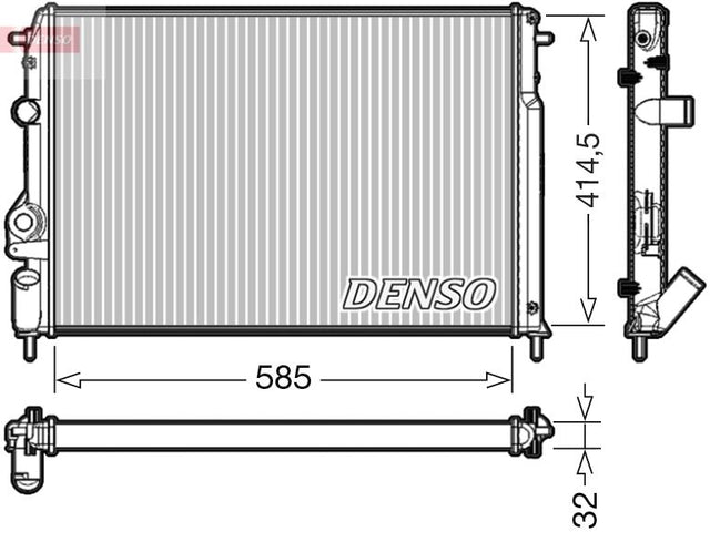 Denso Radiator DRM23034 - image 2