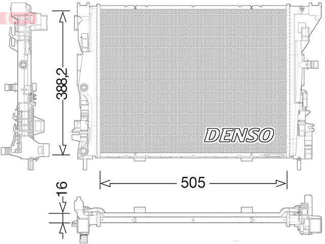 Denso Radiator DRM23035 - image 2