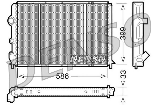 Denso Radiator DRM23050 - image 2