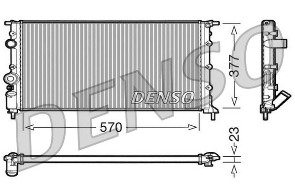 Denso Radiator DRM23054 - image 2