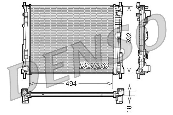 Denso Radiator DRM23079 - image 2