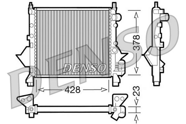 Denso Radiator DRM23080 - image 2