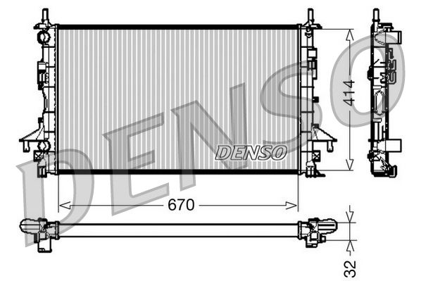 Denso Radiator DRM23084 - image 2