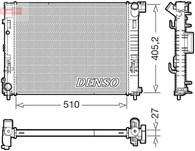Denso Radiator DRM23085 - image 2
