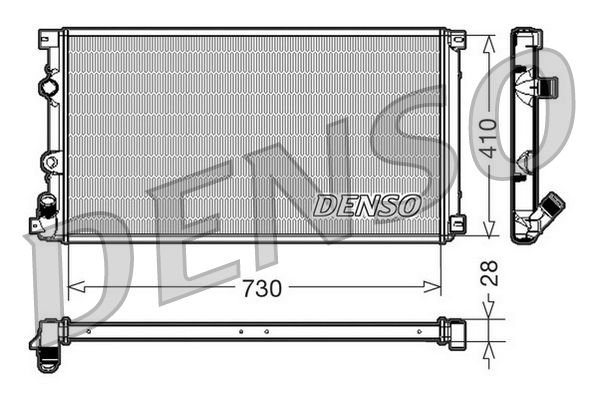 Denso Radiator DRM23090 - image 2