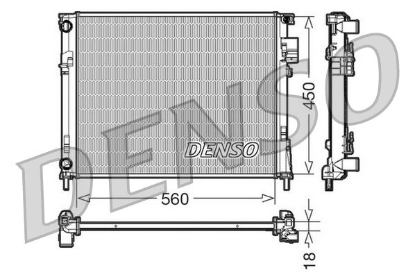 Denso Radiator DRM23095 - image 2