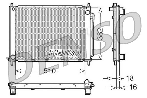 Denso Radiator DRM23100 - image 2