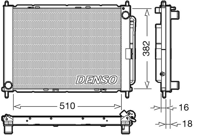 Denso Radiator DRM23104 - image 2