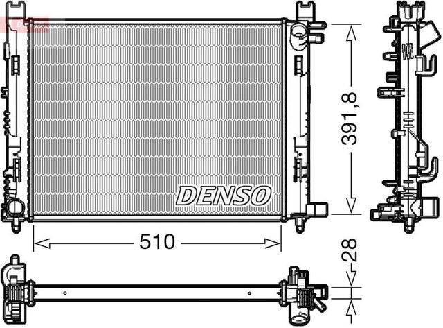 Denso Radiator DRM23109 - image 2