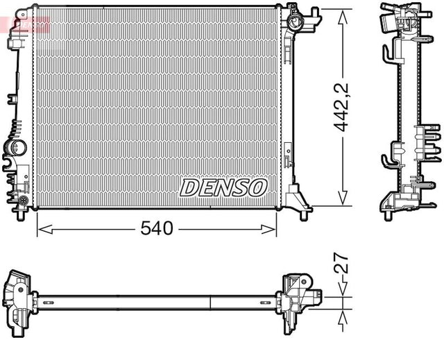 Denso Radiator DRM23114 - image 2
