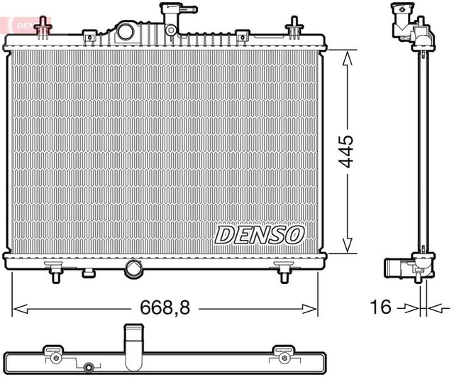 Denso Radiator DRM23118 - image 2