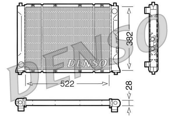 Denso Radiator DRM24005 - image 2