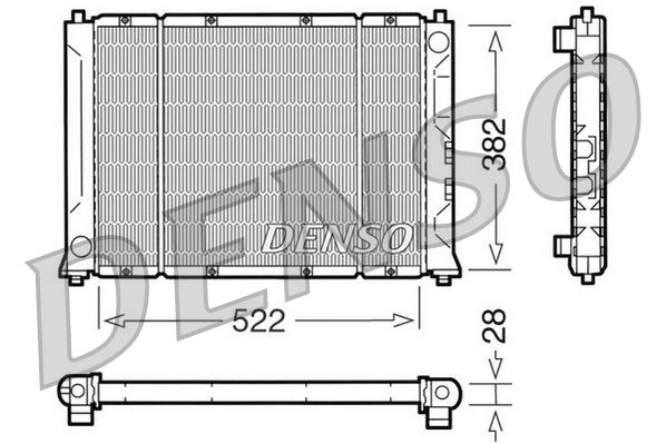 Denso Radiator DRM24012 - image 2