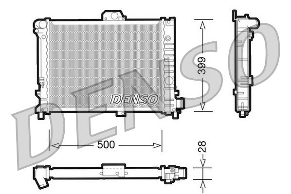 Denso Radiator DRM25005 - image 2