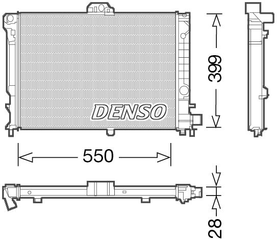 Denso Radiator DRM25010 - image 2