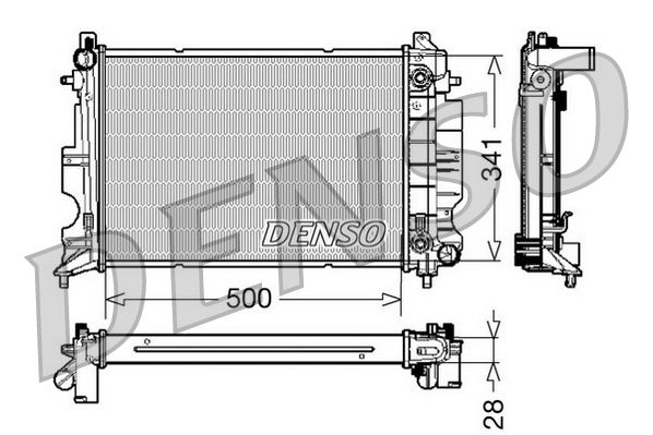 Denso Radiator DRM25013 - image 2