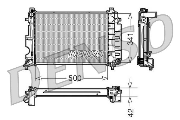 Denso Radiator DRM25014 - image 2