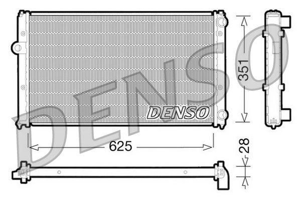 Denso Radiator DRM26001 - image 2